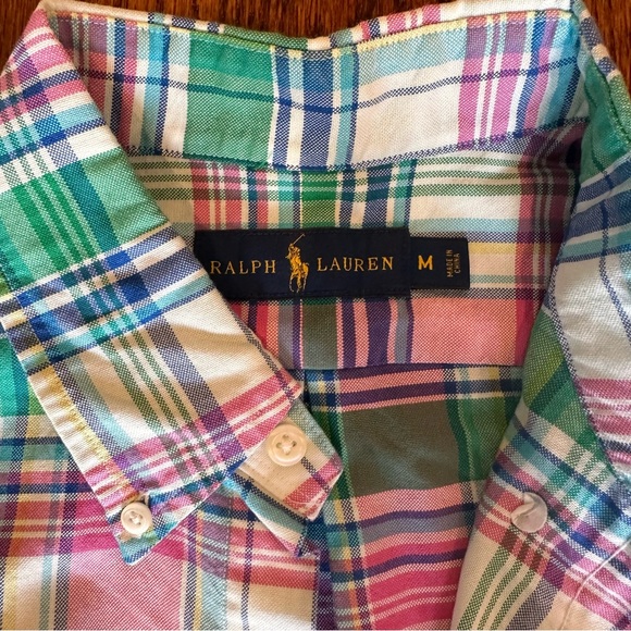 Polo Ralph Lauren Madras Plaid Button Down - Picture 2 of 7